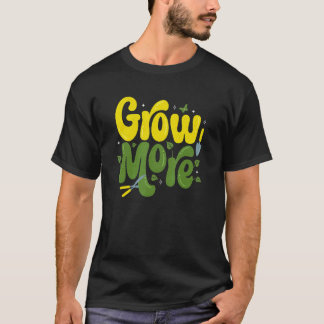 ガーデニング 4\ガーデニング もっと育てる 庭師 植物 ガーデン Tシャツ