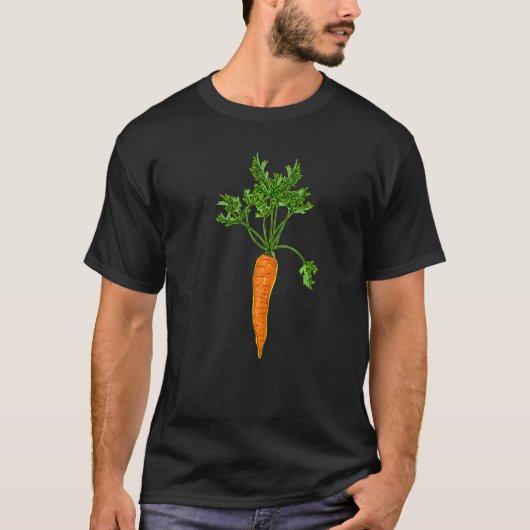 ガーデニング 4\ニンジンのガーデニング野菜 Tシャツ (正面)
