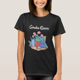 ガーデニング 4\庭師 ウォータリング ポット ウェリントン・ブーツ おばけ Tシャツ