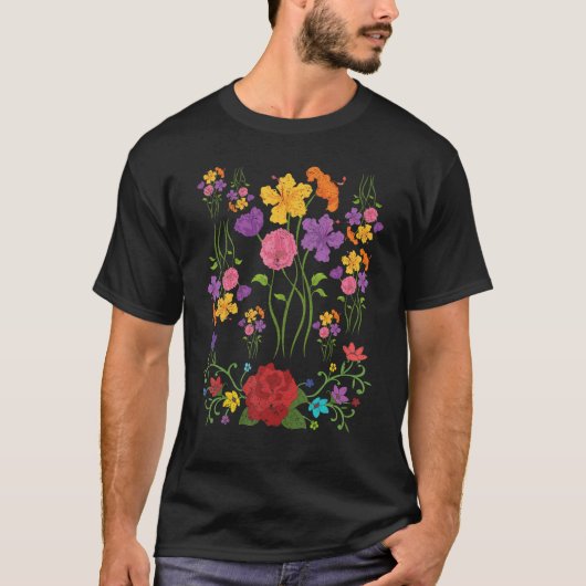 ガーデニング 4\花の開花 美しい 野の花 G Tシャツ (正面)