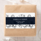 ガーデモダンン |青 |フローラ結婚ー ラベル (インサイチュ)