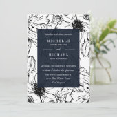 ガーデモダンン |青 |フローラ結婚ー 招待状 (スタンド正面)