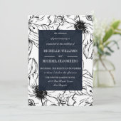 ガーデモダンン |青 |フローラ結婚ー 招待状 (スタンド正面)