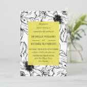 ガーデモダンン |黄色 |フローラ結婚ー 招待状 (スタンド正面)