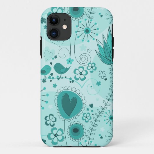 ガーデンお洒落インターコイズiPhone 5ケース Case-Mate iPhoneケース (裏面)