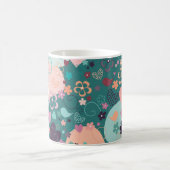 ガーデンお洒落インブライトパステルカラーズコーヒームー コーヒーマグカップ (中央)