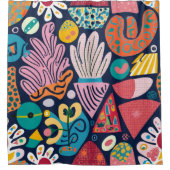 ガーデンお洒落ダンス シャワーカーテン (正面)