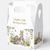 ガーデンお洒落バニーボーイ誕生日バッシュ フェイバーボックス (見開き)