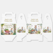 ガーデンお洒落バニーボーイ誕生日バッシュ フェイバーボックス (見開き)