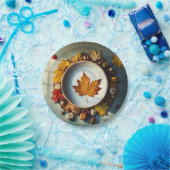 「ガーデンお洒落フィエスタ紙プレート」 ペーパープレート (パーティー)