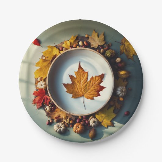 「ガーデンお洒落フィエスタ紙プレート」 ペーパープレート (正面)