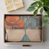 ガーデンお洒落フェアリーハウスデクページ 薄葉紙 (ギフト)