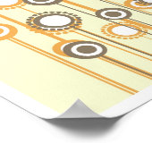 ガーデンお洒落プリント ポスター (角)