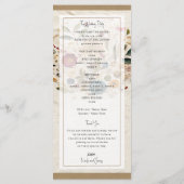 ガーデンお洒落プレス花ボヘミアン結婚ズ プログラム (裏面)