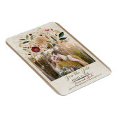 ガーデンお洒落プレス花ボヘミアン結婚ズ マグネット (右側)