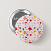 ガーデンお洒落ボタン 缶バッジ (正面&裏面)