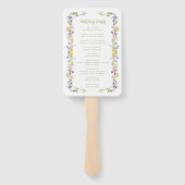 ガーデンお洒落ワイルドフラワー結婚ズ ハンドファン (裏面)