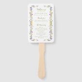 ガーデンお洒落ワイルドフラワー結婚ズ ハンドファン (正面)