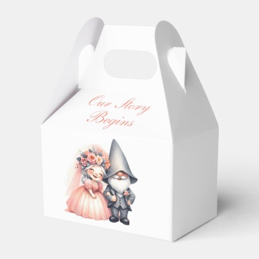 ガーデンお洒落格言オレンジサマー結婚ズ フェイバーボックス (正面サイド)