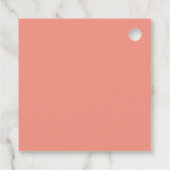 ガーデンお洒落格言オレンジズ結婚サンキュー フェイバータグ (裏面)