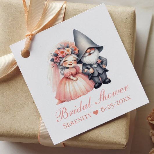 ガーデンお洒落格言ブライダルシャワー フェイバータグ