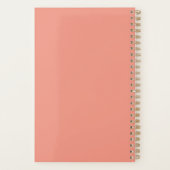 ガーデンお洒落格言素朴結婚アポイントメント プランナー手帳 (裏面)