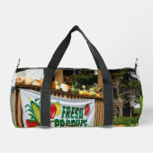 ガーデンかかしファームプロデュースパーソナライズされた ダッフルバッグ (裏面)