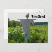 ガーデンかかし新しいアドレス自然 案内ポストカード (正面/裏面)