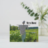 ガーデンかかし新しいアドレス自然 案内ポストカード (スタンド正面)