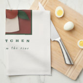 ガーデンからキッチントマトエプロン – ファームの新鮮な贈り物 キッチンタオル (四つ折り)