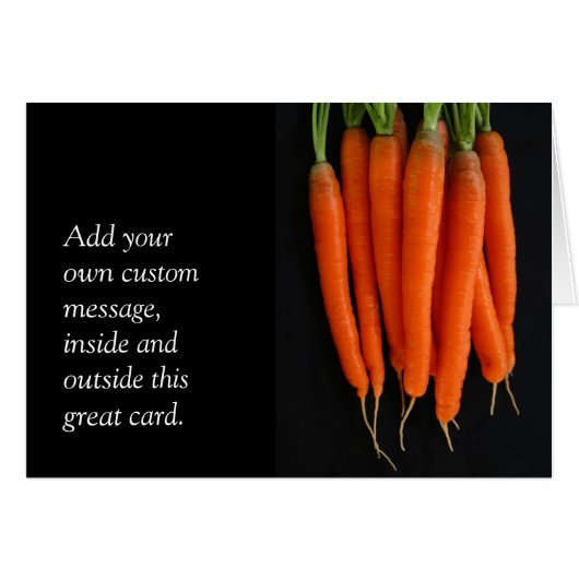 ガーデンから生まれたにんじんたち (正面横)