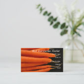 ガーデンから生まれたにんじんたち 名刺 (スタンド正面)