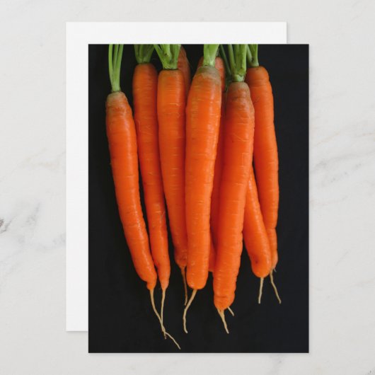 ガーデンから生まれたにんじんたち 招待状 (正面/裏面)