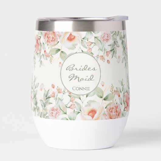 ガーデンかわいらしコーラルフローラ花嫁 (左面)