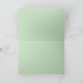 ガーデンかわいらしフォトグリーティングカードのトンボ カード (内部)