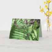 ガーデンかわいらしフォトグリーティングカードのトンボ カード (黄色い花)