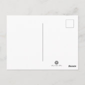 ガーデンかわいらしフレンドシップフラワーズフローラブーケ ポストカード (裏面)