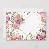 ガーデンかわいらしフローラブライダルシャワー招待 招待状