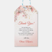 ガーデンかわいらしワイルドフラワーズスウィート16 ギフトタグ (正面)