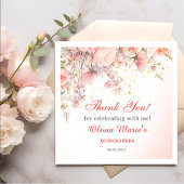 ガーデンかわいらしワイルドフラワーズスウィート16 スタンダードカクテルナプキン