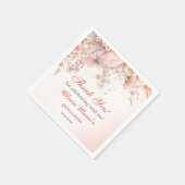 ガーデンかわいらしワイルドフラワーズスウィート16 スタンダードカクテルナプキン (角)