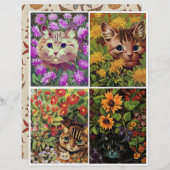 ガーデンかわいらし猫ちゃんズバイルイワーイン (正面/裏面)