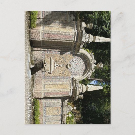 ガーデンかわいらし，シントラポルトガル写真旅行 シーズンポストカード (正面)