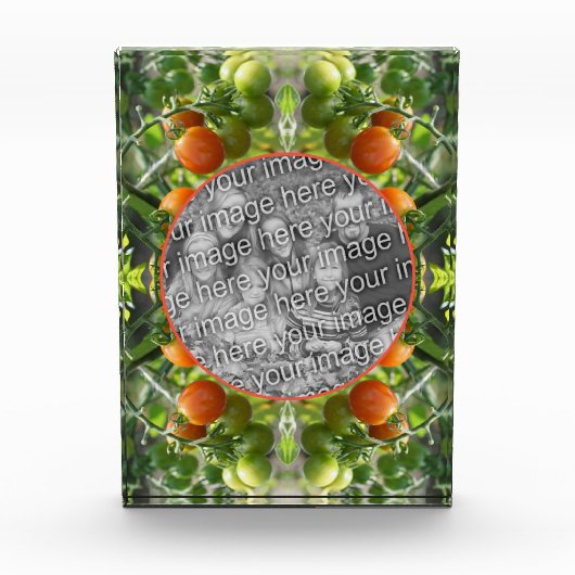 ガーデンさくらんぼトマトのフレーム自分のフレームを追加 フォトブロック (正面)