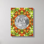 ガーデンさくらんぼトマトのフレーム自分の写真を作成 キャンバスプリント (正面)