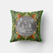 ガーデンさくらんぼトマトのフレーム自分の写真を追加 クッション (裏面)