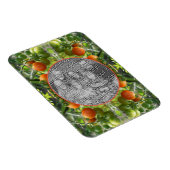 ガーデンさくらんぼトマトのフレーム自分の写真を追加 マグネット (右側)