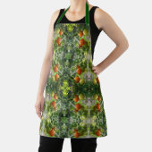 ガーデンさくらんぼトマト抽象芸術自然 エプロン (インサイチュ)