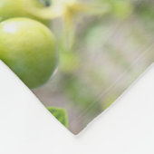 ガーデンさくらんぼトマト抽象芸術自然 フリースブランケット (角)