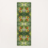 ガーデンさくらんぼトマト抽象芸術自然 ヨガマット (正面)